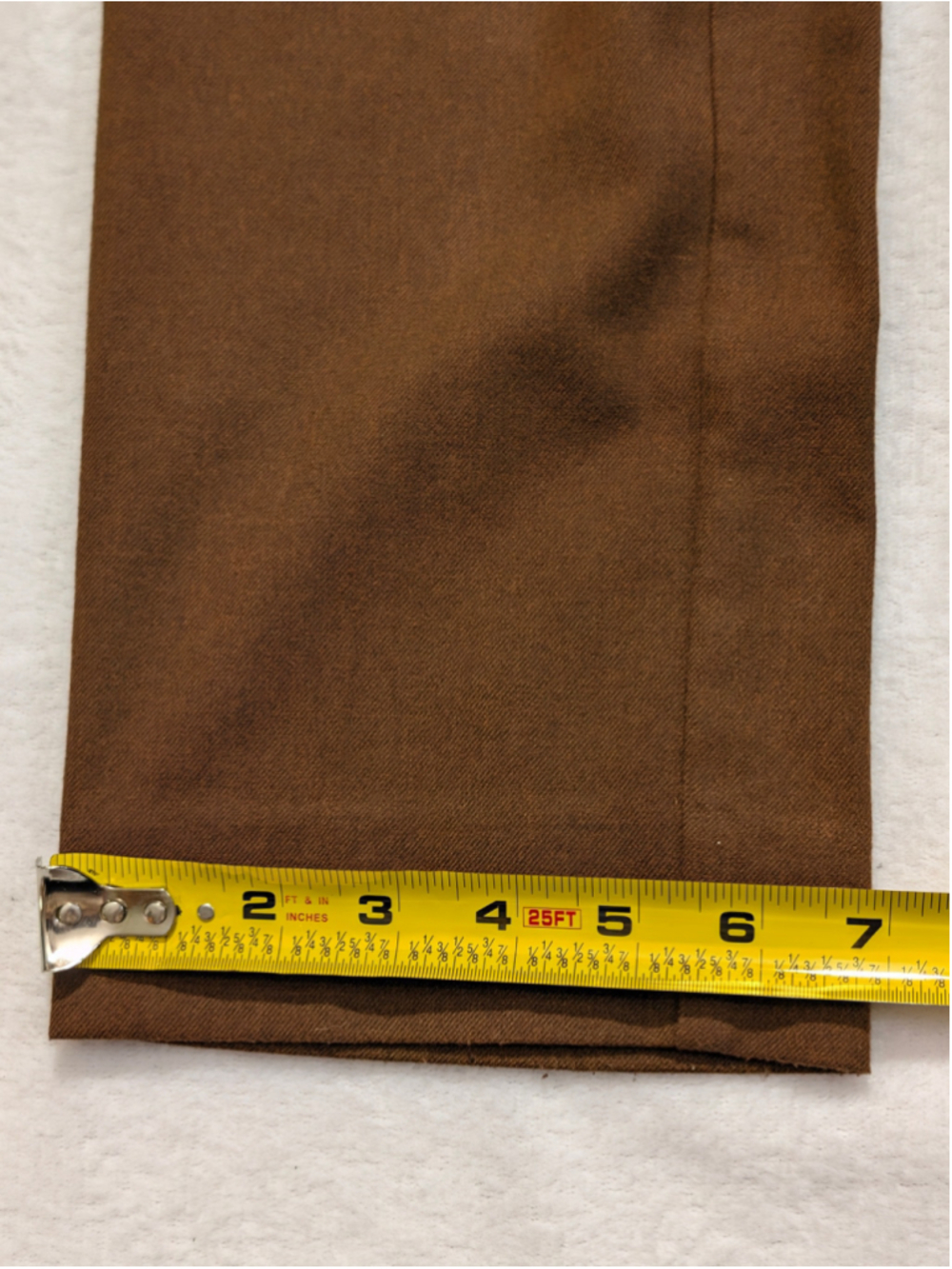 Banana Republic Hampton Fit Trousers Brown Size 6 ankle - Picture 11 of 11